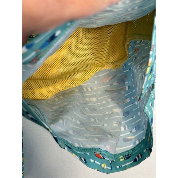 Swim Trunks Banana Boat UPF 50+ Mens Large Nautical Flag Preppy Charleston Blue - Picture 4 of 4